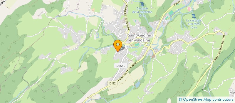 localisation de l'entreprise MONSIEUR ROMAIN GUIBOUD-RIBAUD  SAINT-GEOIRE-EN-VALDAINE