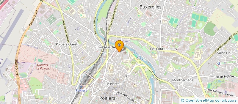 localisation de l'entreprise MONSIEUR ROMAIN GUICHARD  POITIERS