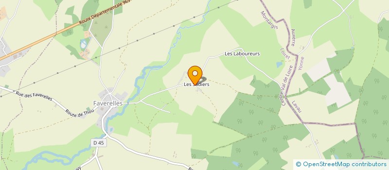 localisation de l'entreprise MONSIEUR ROMAIN GUIGNEBERT à FAVERELLES