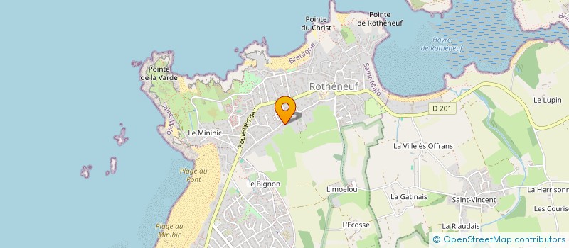 localisation de l'entreprise MONSIEUR ROMAIN GUIGO  SAINT-MALO