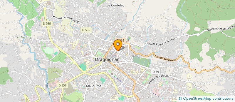 localisation de l'entreprise MONSIEUR ROMAIN GUIGOU  DRAGUIGNAN