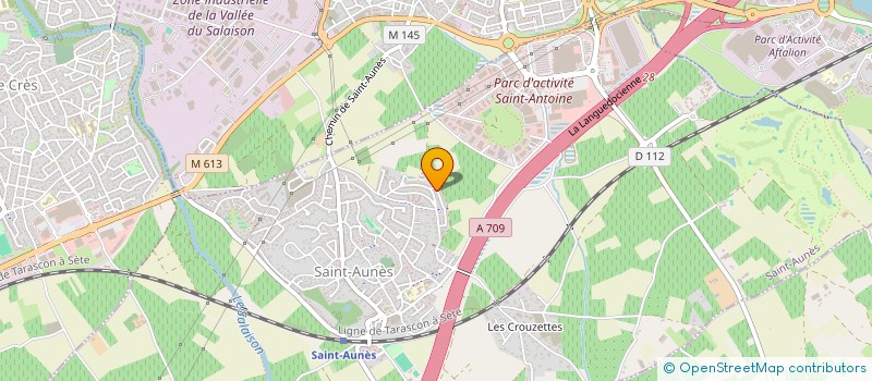 localisation de l'entreprise MONSIEUR ROMAIN GUIGUE  SAINT-AUNES