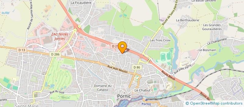 localisation de l'entreprise MONSIEUR ROMAIN GUILLARD à PORNIC