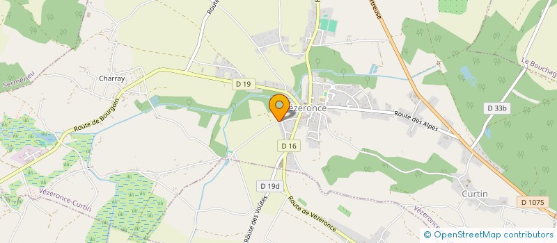 localisation de l'entreprise MONSIEUR ROMAIN GUILLET  VEZERONCE-CURTIN