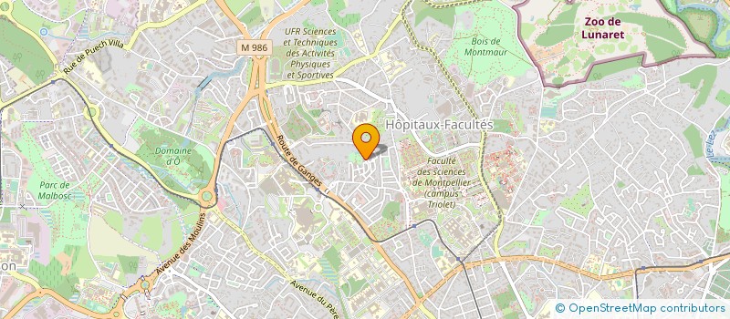 localisation de l'entreprise MONSIEUR ROMAIN GUILLOT à MONTPELLIER