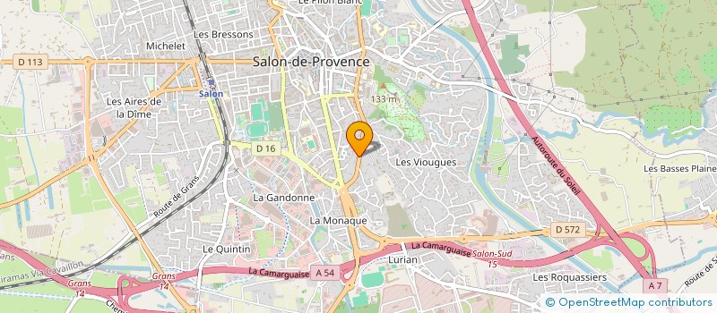 localisation de l'entreprise MONSIEUR ROMAIN GUION  SALON-DE-PROVENCE