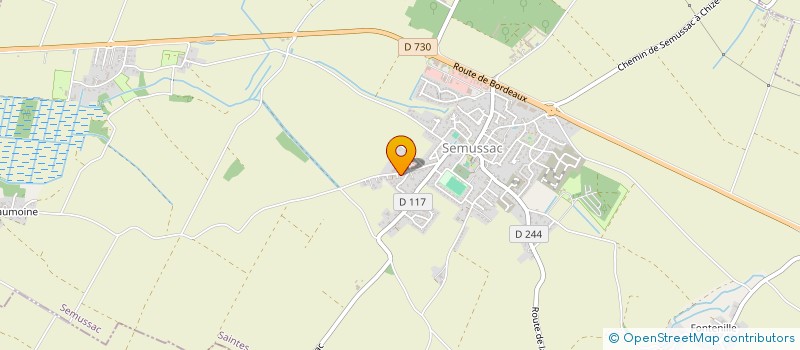 localisation de l'entreprise MONSIEUR ROMAIN GUITTON  SEMUSSAC