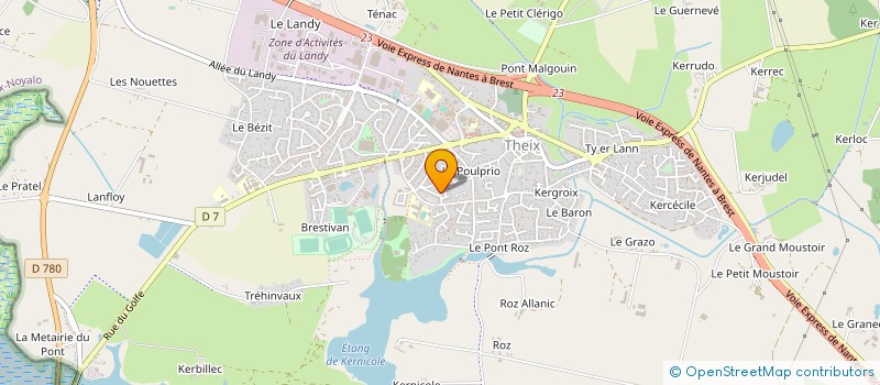 localisation de l'entreprise MONSIEUR ROMAIN GUITTON  THEIX-NOYALO