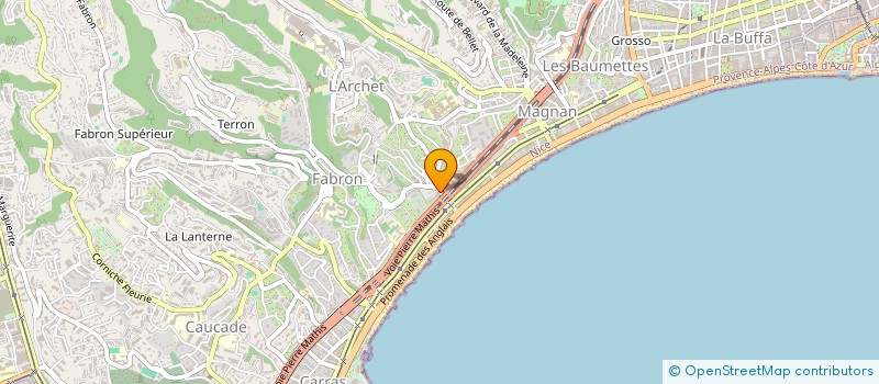 localisation de l'entreprise MONSIEUR ROMAIN GURUCEAGA à NICE