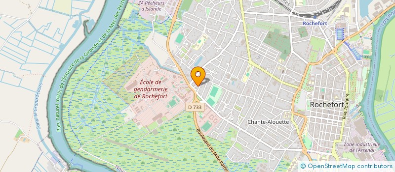 localisation de l'entreprise MONSIEUR ROMAIN GURY  ROCHEFORT