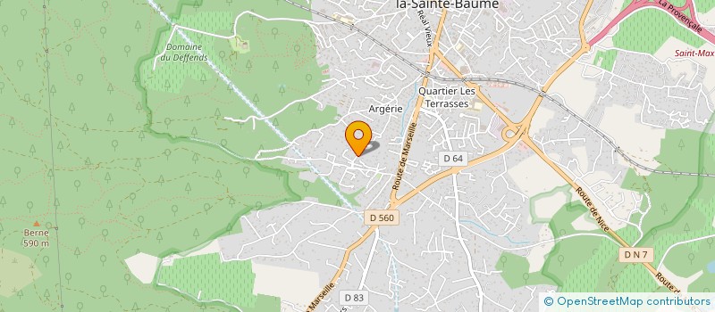 localisation de l'entreprise MONSIEUR ROMAIN GUYON à SAINT-MAXIMIN-LA-SAINTE-BAUME
