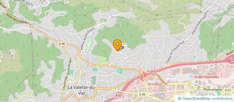 localisation de l'entreprise MONSIEUR ROMAIN GUYONVARCH à LA VALETTE-DU-VAR