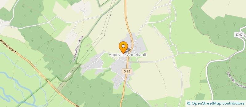 localisation de l'entreprise MONSIEUR ROMAIN HAMELET  APPEVILLE-ANNEBAULT