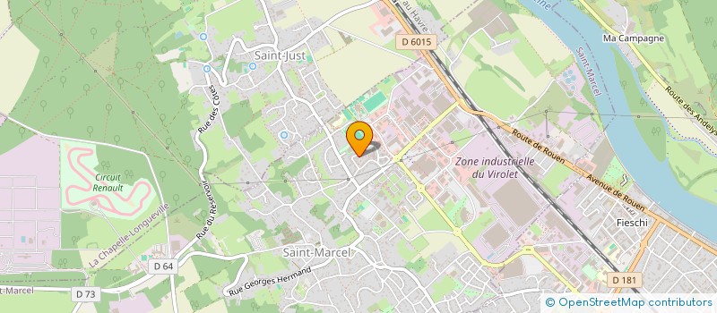 localisation de l'entreprise MONSIEUR ROMAIN HARDY  SAINT-MARCEL