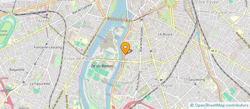 localisation de l'entreprise MONSIEUR ROMAIN HASARD  TOULOUSE