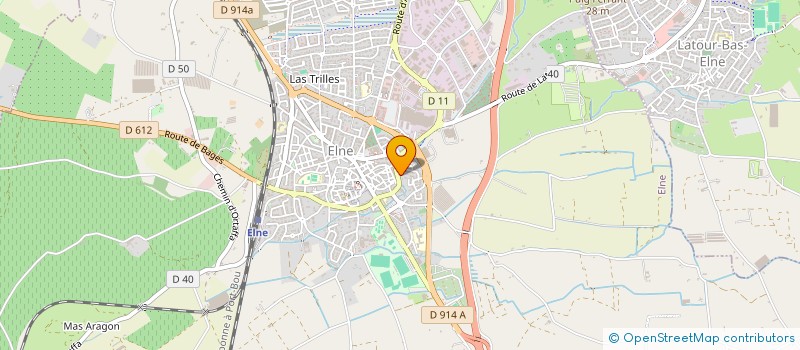 localisation de l'entreprise MONSIEUR ROMAIN HEBUTERNE  ELNE