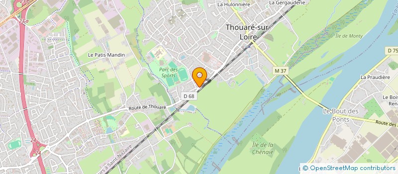 localisation de l'entreprise MONSIEUR ROMAIN HEDOUIN  THOUARE-SUR-LOIRE