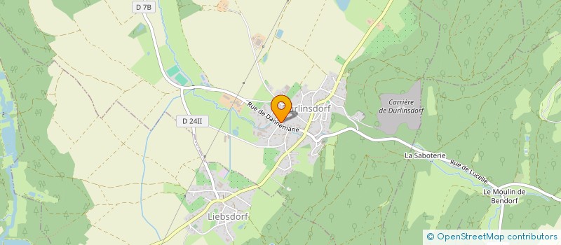 localisation de l'entreprise MONSIEUR ROMAIN HELL  DURLINSDORF