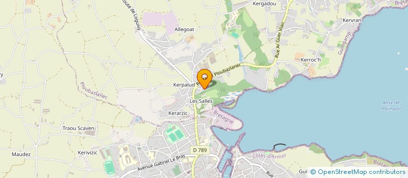 localisation de l'entreprise MONSIEUR ROMAIN HENRY  PLOUBAZLANEC