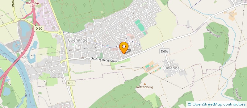 localisation de l'entreprise MONSIEUR ROMAIN HENRY  GUENANGE