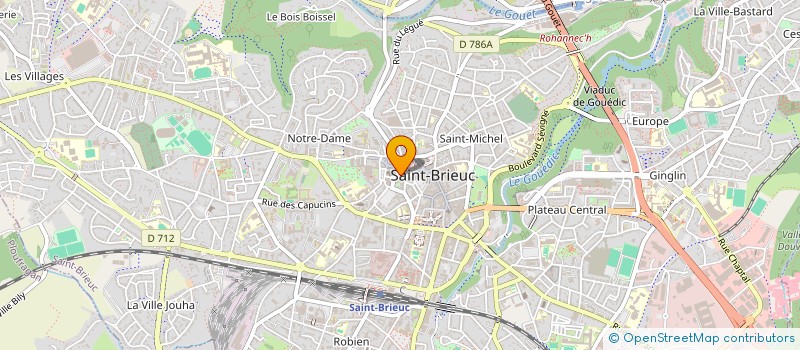 localisation de l'entreprise MONSIEUR ROMAIN HERVE à SAINT-BRIEUC