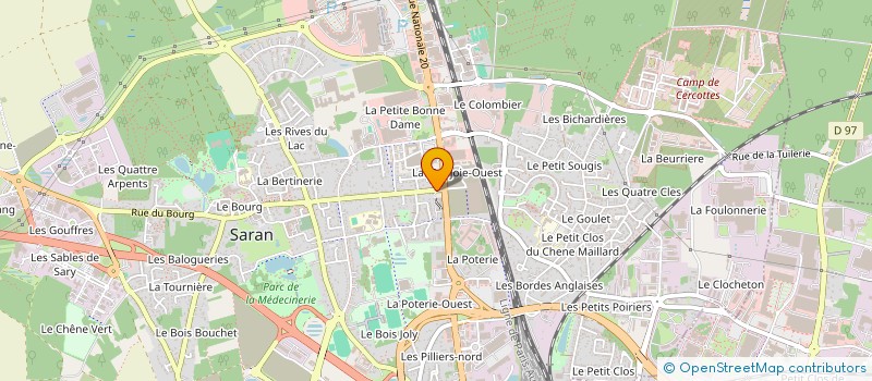 localisation de l'entreprise MONSIEUR ROMAIN HERVEY à SARAN