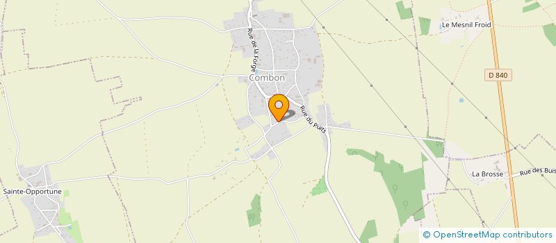 localisation de l'entreprise MONSIEUR ROMAIN HEURTEBISE  COMBON