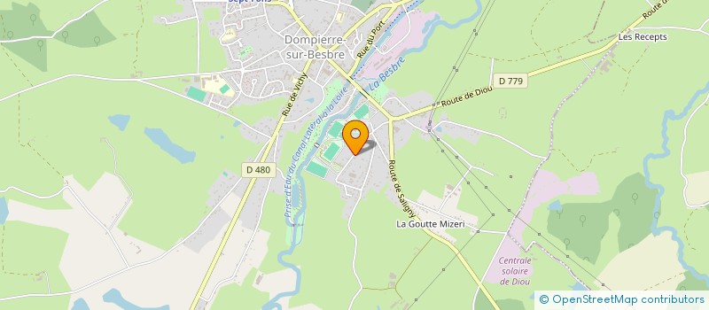 localisation de l'entreprise MONSIEUR ROMAIN HEYMONET à DOMPIERRE-SUR-BESBRE