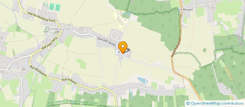 localisation de l'entreprise MONSIEUR ROMAIN HILLLIER  RAIMBEAUCOURT