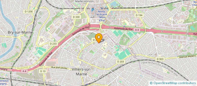 localisation de l'entreprise MONSIEUR ROMAIN HITIER à VILLIERS-SUR-MARNE