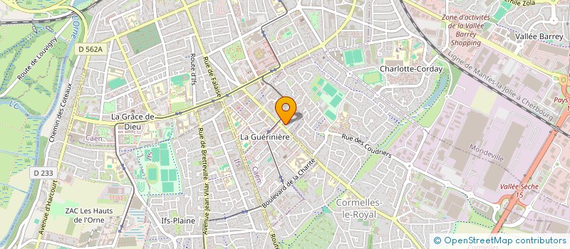 localisation de l'entreprise MONSIEUR ROMAIN HODIERNE à CAEN