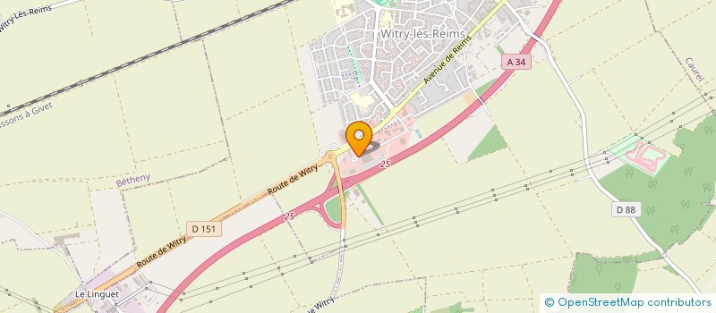 localisation de l'entreprise MONSIEUR ROMAIN HOLLARD  WITRY-LES-REIMS