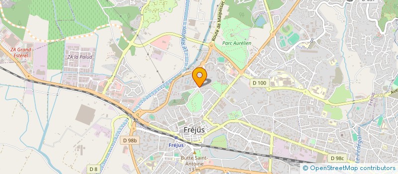 localisation de l'entreprise MONSIEUR ROMAIN HOLWECK à FREJUS