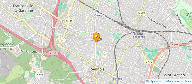 localisation de l'entreprise MONSIEUR ROMAIN HOUSSAIS à SANNOIS