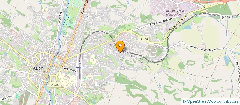 localisation de l'entreprise MONSIEUR ROMAIN HOUSSAIS  AUCH