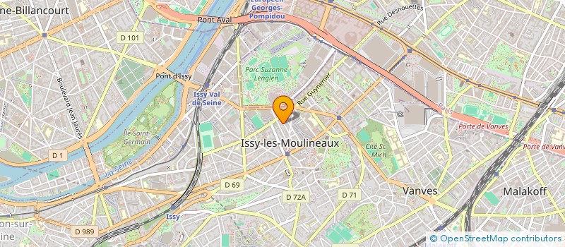 localisation de l'entreprise MONSIEUR ROMAIN HUSSENOT à ISSY-LES-MOULINEAUX
