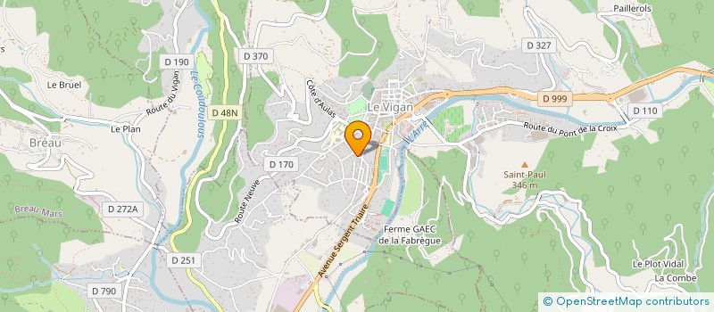 localisation de l'entreprise MONSIEUR ROMAIN HUTA  LE VIGAN