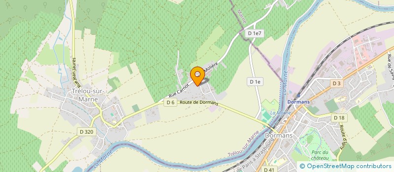 localisation de l'entreprise MONSIEUR ROMAIN HYEST à TRELOU-SUR-MARNE