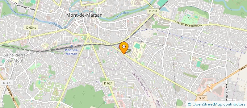 localisation de l'entreprise MONSIEUR ROMAIN IGUNA  MONT-DE-MARSAN