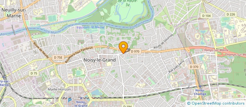 localisation de l'entreprise MONSIEUR ROMAIN IMHAUS  NOISY-LE-GRAND