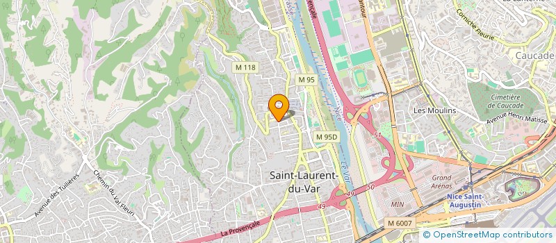 localisation de l'entreprise MONSIEUR ROMAIN ISNARD  SAINT-LAURENT-DU-VAR