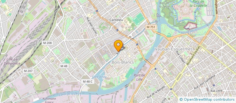 localisation de l'entreprise MONSIEUR ROMAIN JACQUEL  LILLE