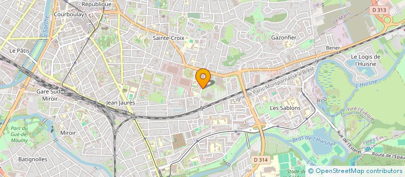 localisation de l'entreprise MONSIEUR ROMAIN JACQUELINE  LE MANS