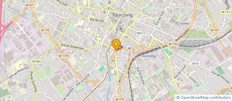 localisation de l'entreprise MONSIEUR ROMAIN JACQUEMOT  TOURCOING