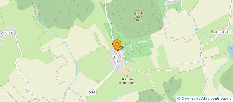 localisation de l'entreprise MONSIEUR ROMAIN JACQUIER  TINCRY