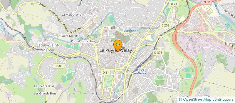 localisation de l'entreprise MONSIEUR ROMAIN JACQUINOT  LE PUY-EN-VELAY