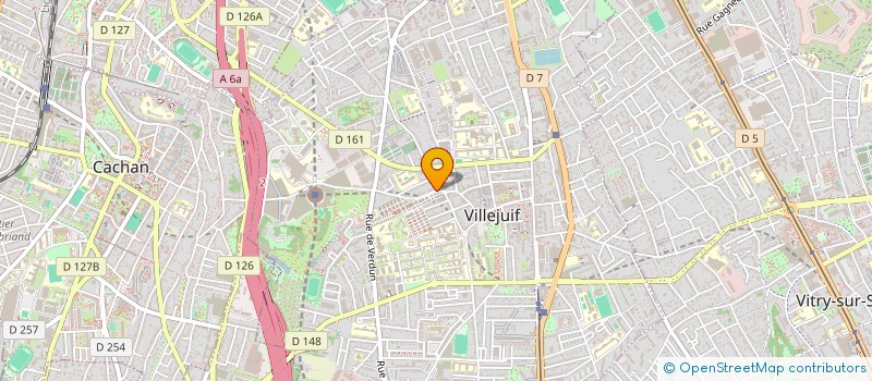 localisation de l'entreprise MONSIEUR ROMAIN JACQUINOT à VILLEJUIF