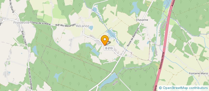 localisation de l'entreprise MONSIEUR ROMAIN JACQUOT  RECANOZ