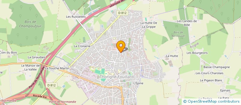 localisation de l'entreprise MONSIEUR ROMAIN JAKEZ MAUDIRE à THORIGNE-FOUILLARD