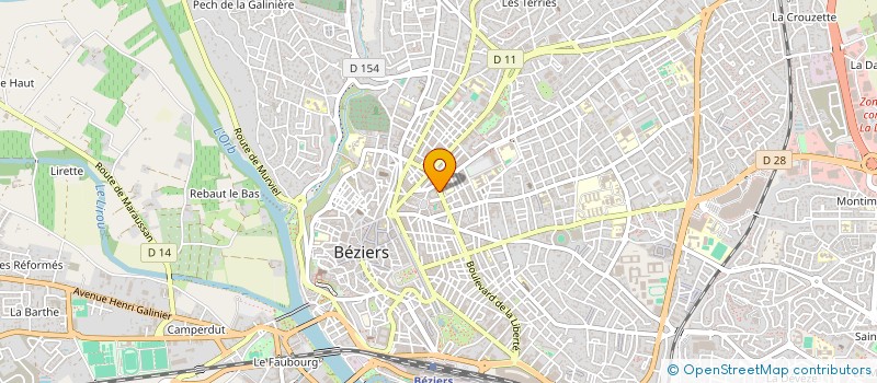 localisation de l'entreprise MONSIEUR ROMAIN JALBERT à BEZIERS
